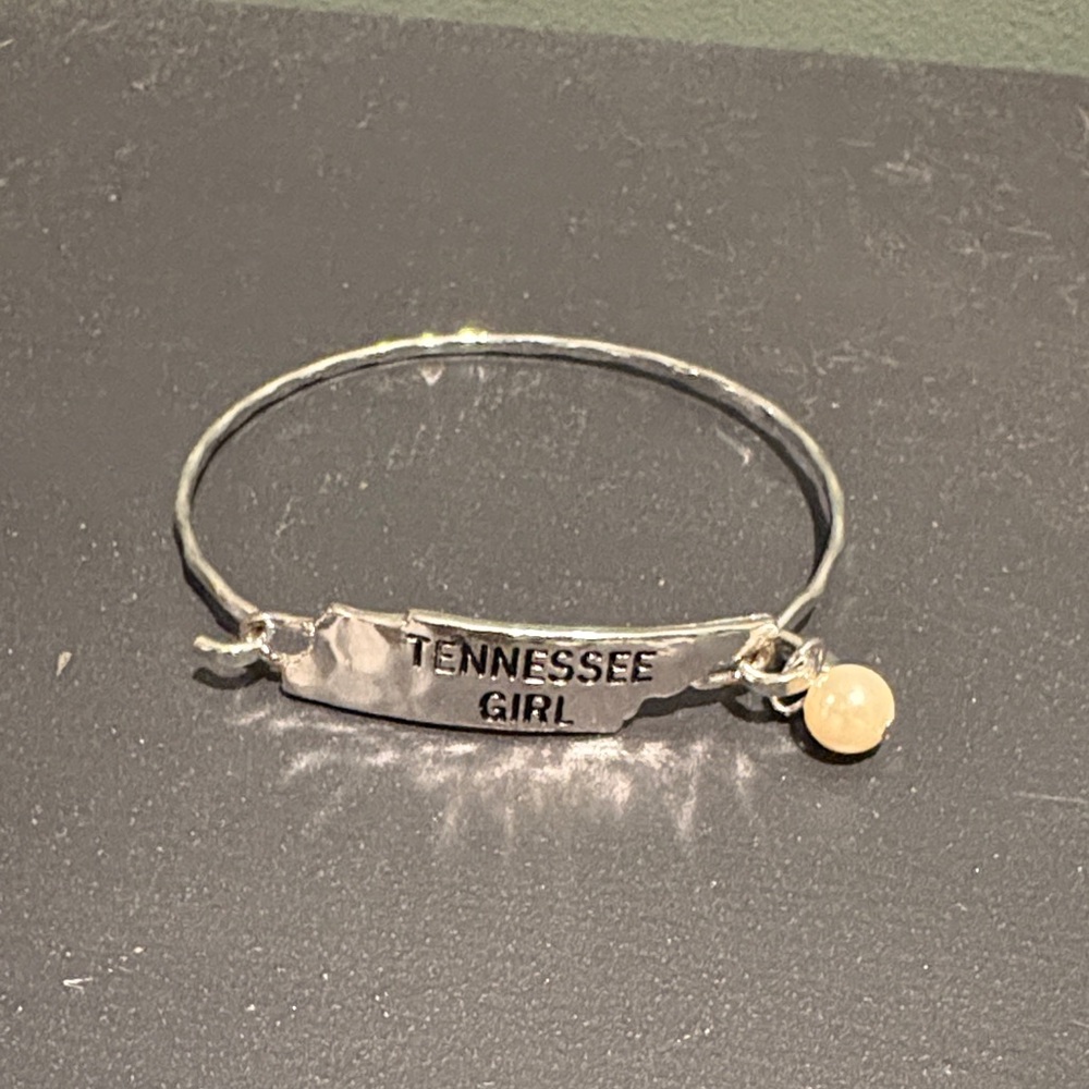 Silver 'Tennessee Girl' Bracelet